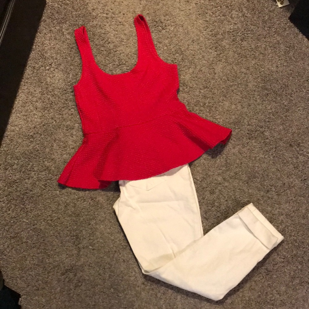 Anthropologie XS Hot Pink Tank